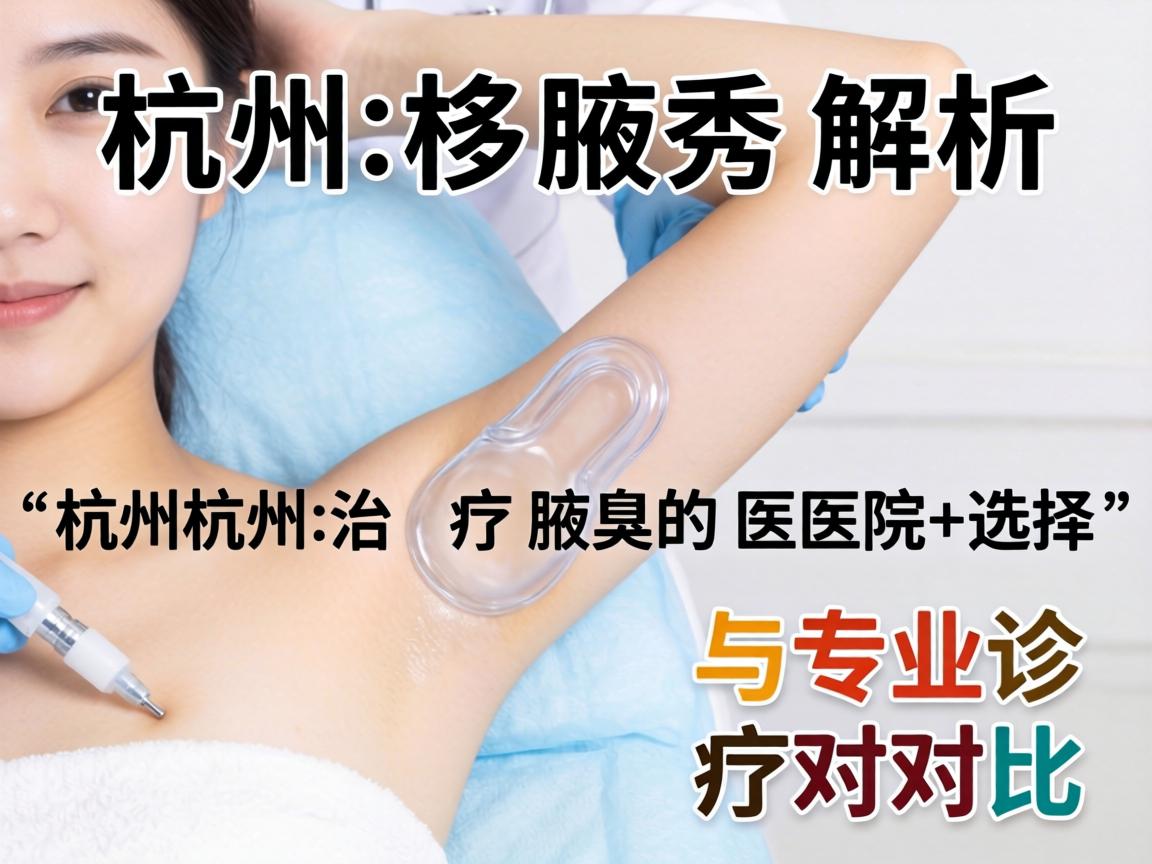 杭州腋秀解析，杭州治疗腋臭的医院选择与专业诊疗对比