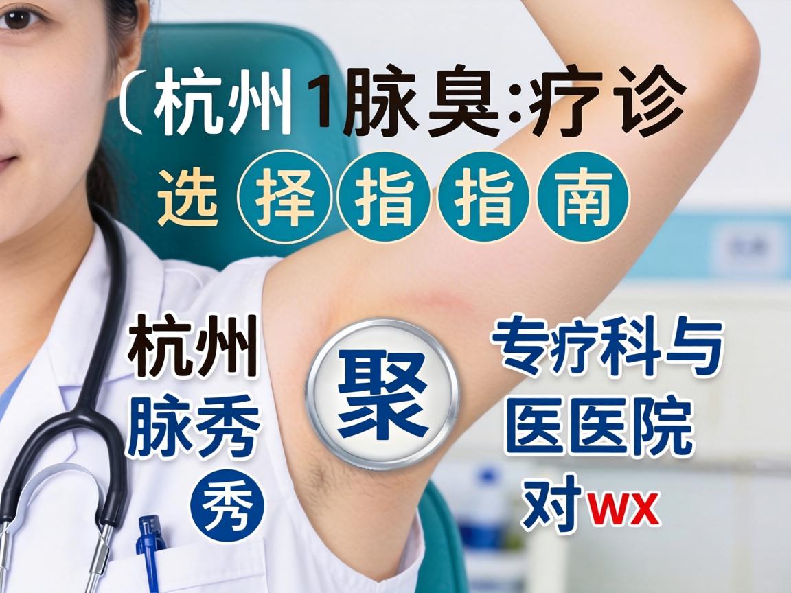杭州腋臭诊疗选择指南,聚焦杭州腋秀专科与医院对比 杭州腋臭诊疗选择指南,聚焦杭州腋秀专科与医院对比