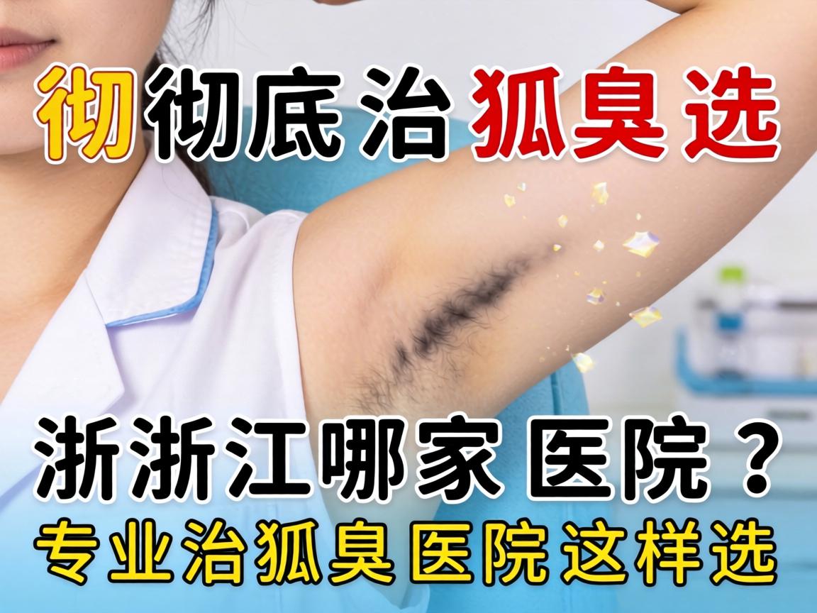 彻底治狐臭选浙江哪家医院？专业治狐臭医院这样选