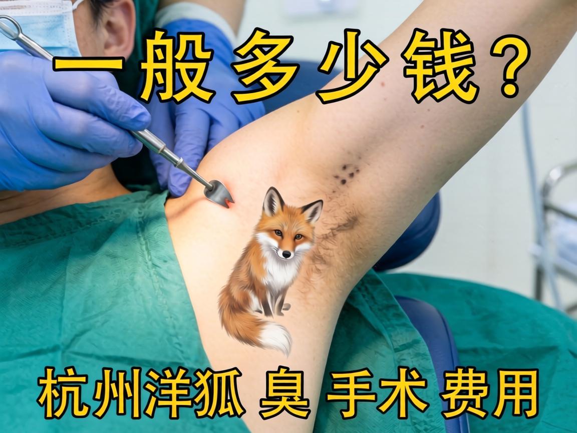 杭州狐臭手术一般多少钱？详解杭州狐臭手术费用