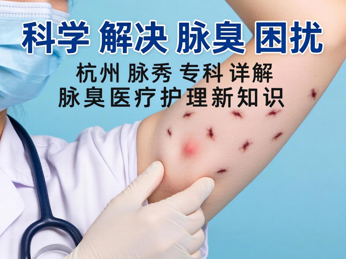 科学解决腋臭困扰，杭州腋秀专科详解腋臭医疗护理新知识