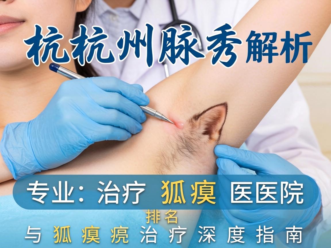 杭州腋秀解析，专业治疗狐臭医院排名与狐臭治疗深度指南