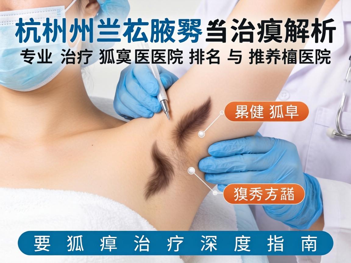 杭州腋秀解析，专业治疗狐臭医院排名与狐臭治疗深度指南