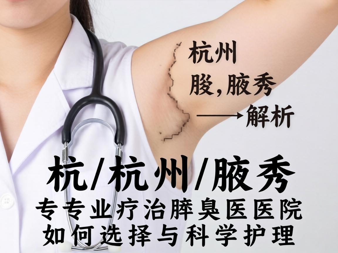 杭州腋秀解析，杭州专业治腋臭医院如何选择与科学护理