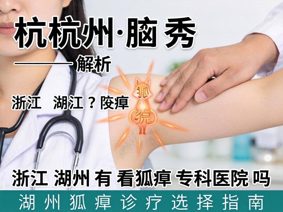 杭州腋秀解析，浙江湖州有看狐臭专科医院吗？湖州狐臭诊疗选择指南