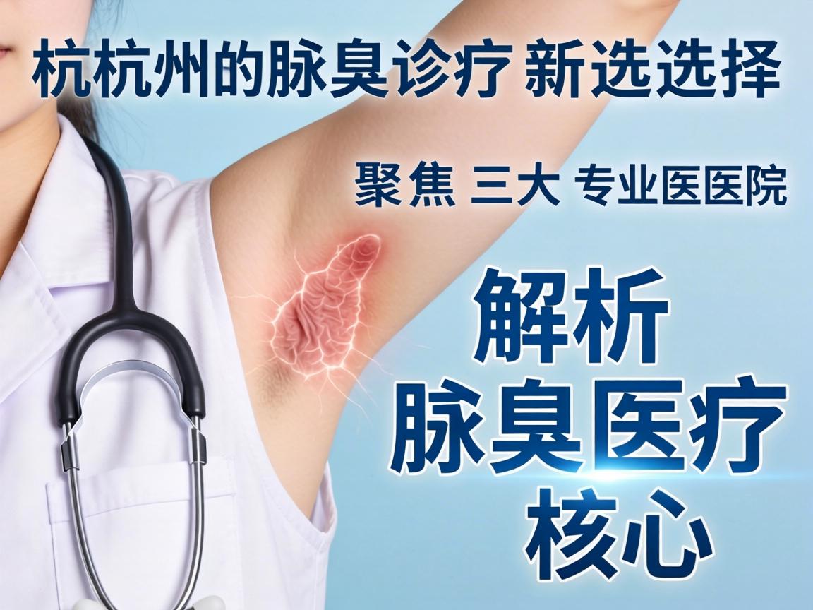 杭州腋臭诊疗新选择，聚焦三大专业医院，解析腋臭医疗核心