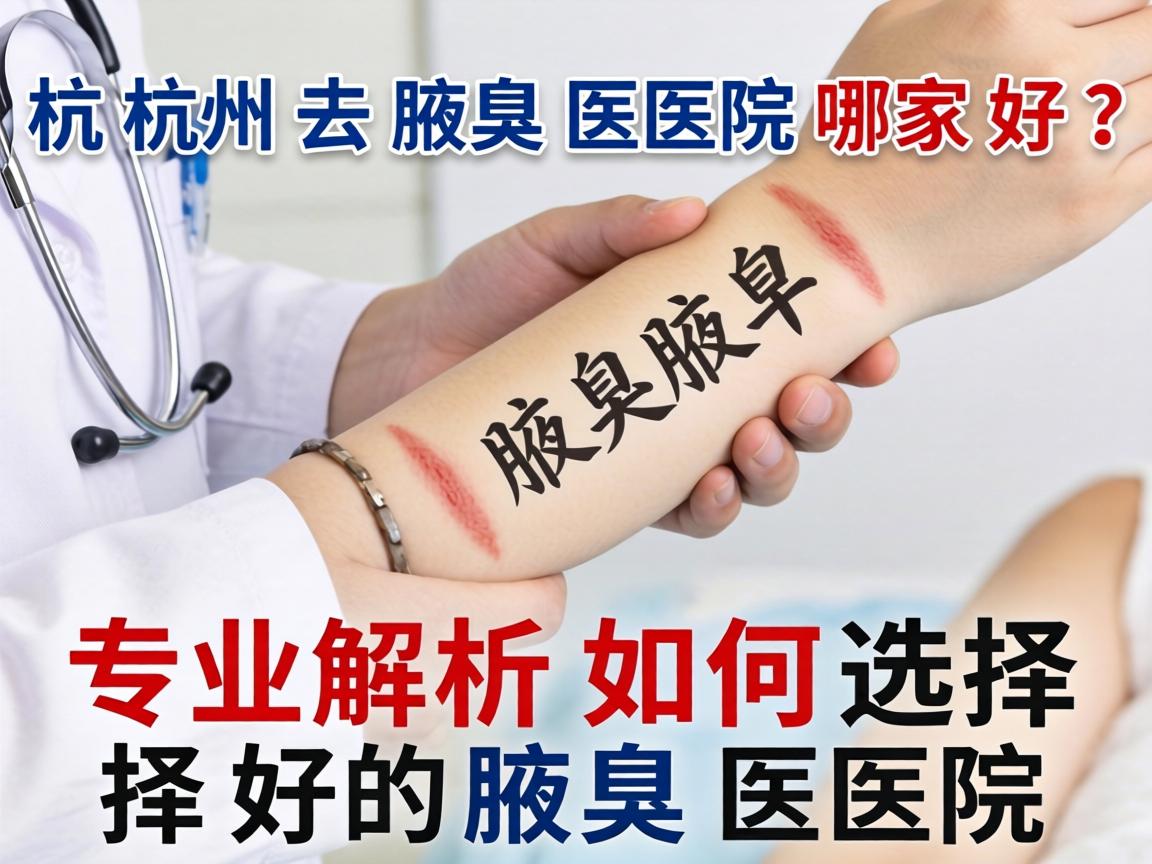 杭州去腋臭医院哪家好?专业解析如何选择好的腋臭医院 杭州去腋臭医院哪家好?专业解析如何选择好的腋臭医院