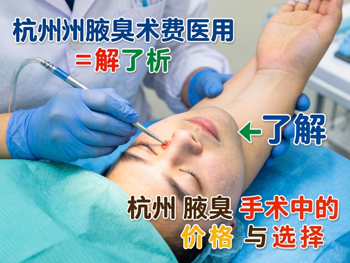 杭州腋臭手术费用解析，了解杭州腋臭手术的价格与选择