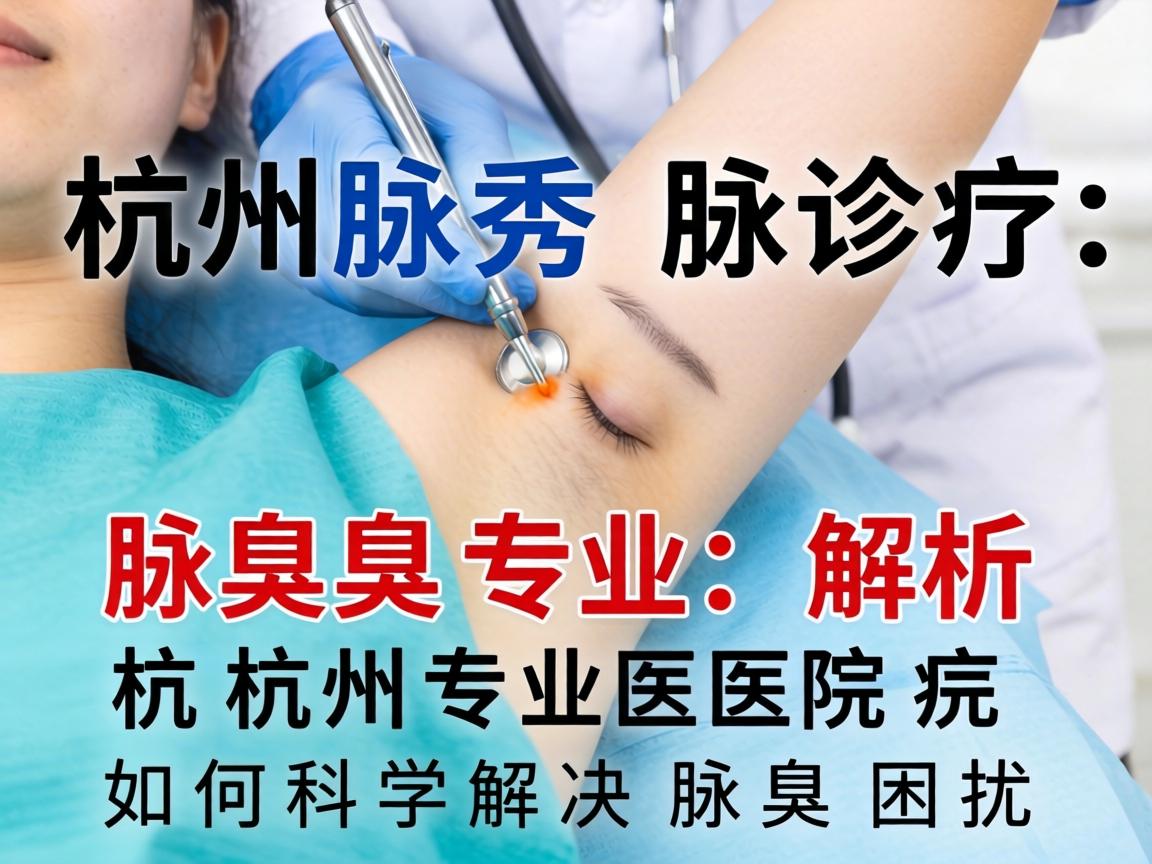 杭州腋秀解析腋臭诊疗，杭州专业医院如何科学解决腋臭困扰