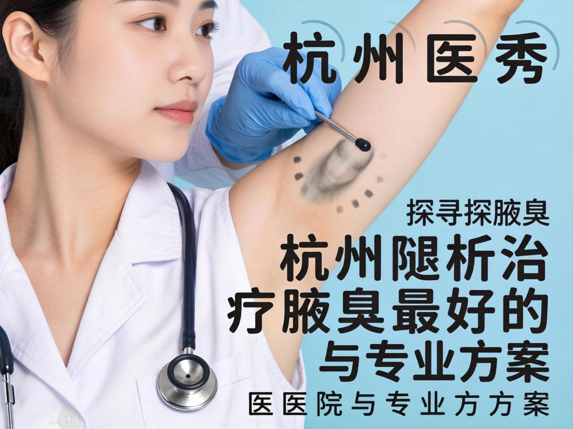 杭州腋秀解析，探寻杭州治疗腋臭最好的医院与专业方案