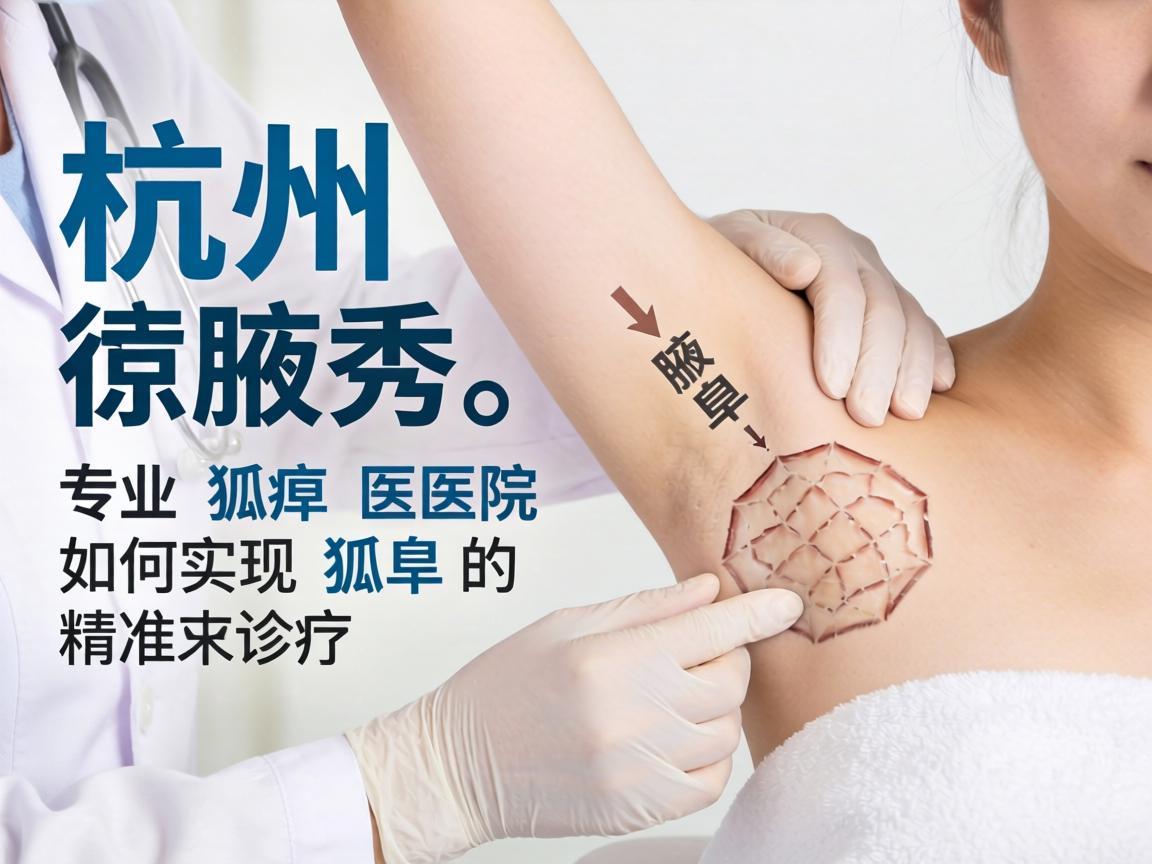 杭州腋秀解析，专业狐臭医院如何实现狐臭的精准诊疗