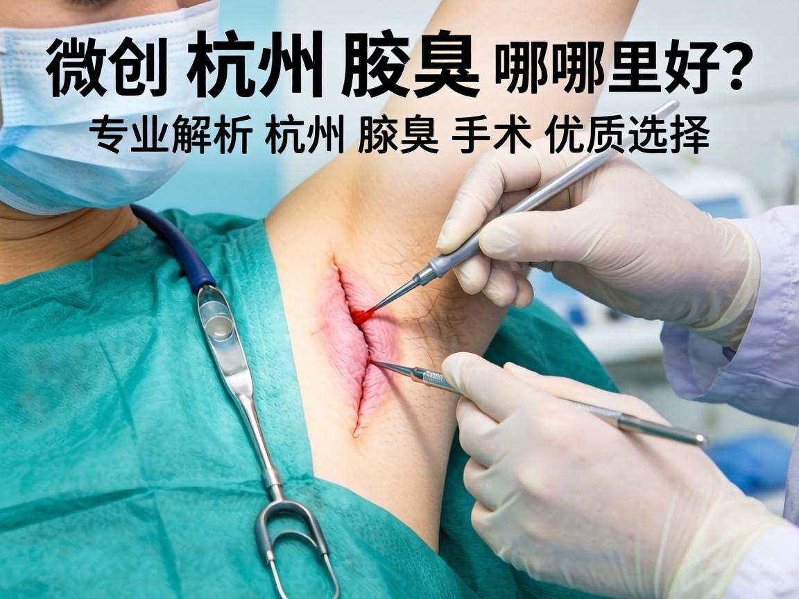 杭州腋臭微创手术哪里好？专业解析杭州腋臭手术优质选择
