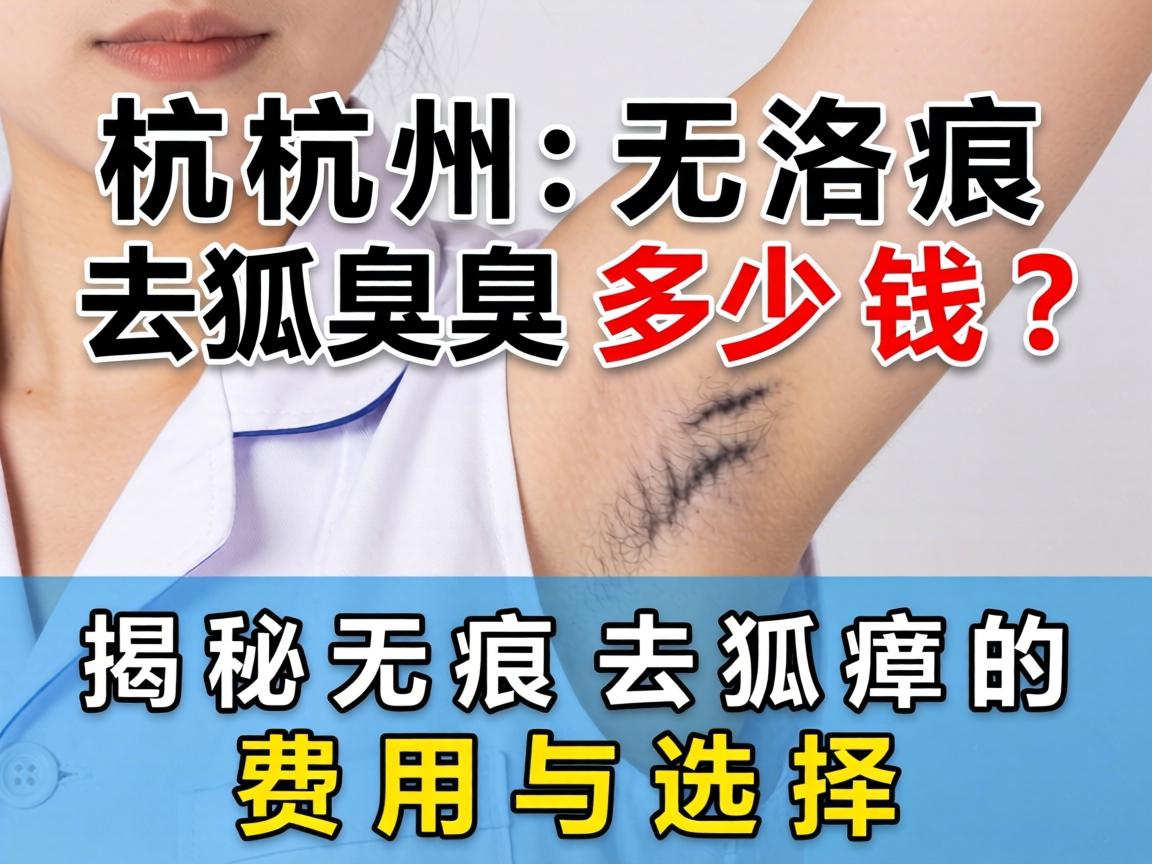 杭州无痕去狐臭多少钱?揭秘无痕去狐臭的费用与选择 杭州无痕去狐臭多少钱?揭秘无痕去狐臭的费用与选择