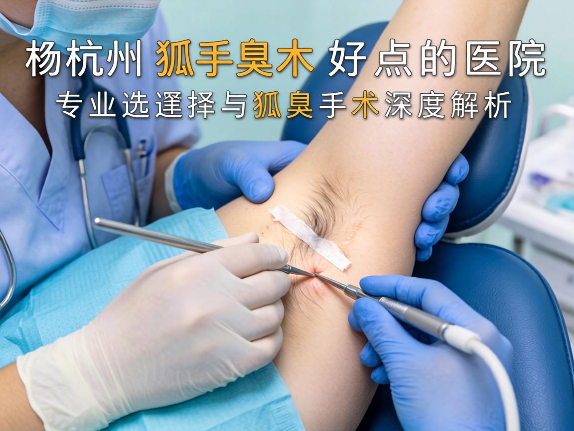 杭州狐臭手术好点的医院，专业选择与狐臭手术深度解析