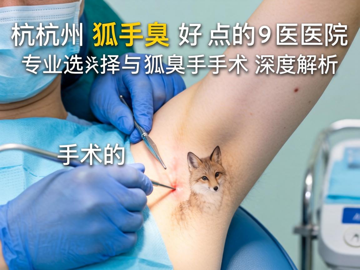 杭州狐臭手术好点的医院，专业选择与狐臭手术深度解析