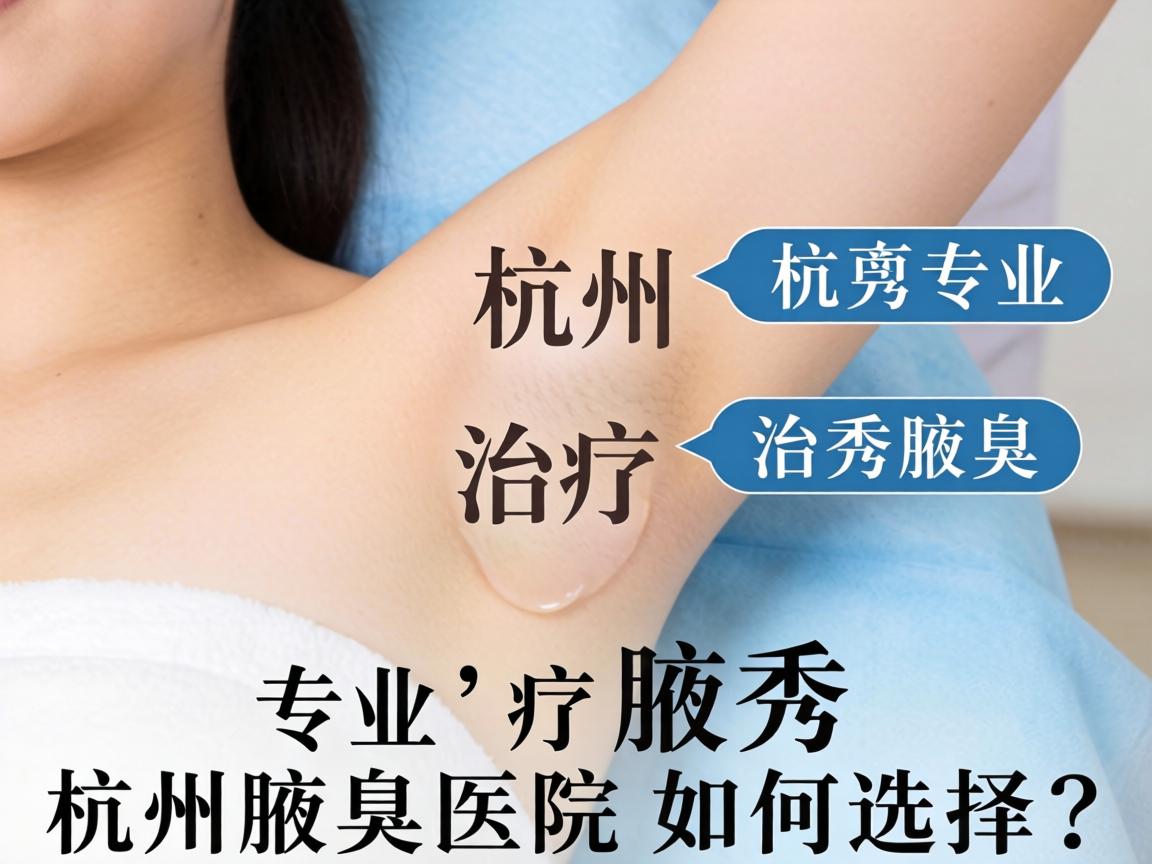 杭州腋秀解析，专业治疗腋臭，杭州腋臭医院如何选择？