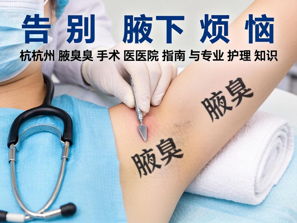 告别腋下烦恼，杭州腋臭手术医院指南与专业护理知识