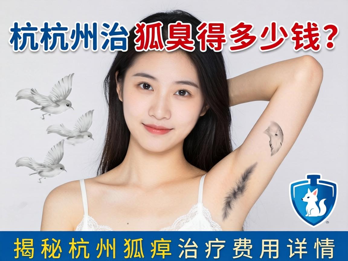 杭州治狐臭得多少钱？揭秘杭州狐臭治疗费用详情
