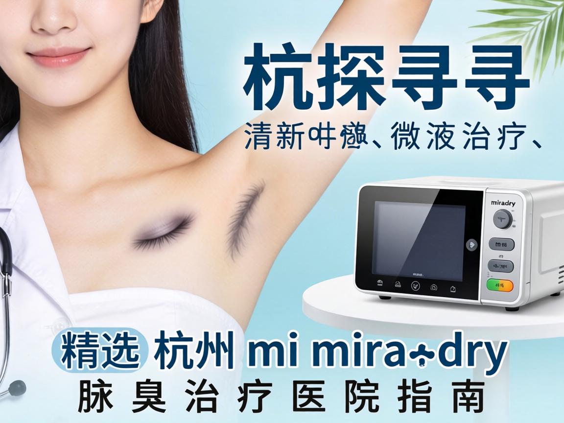 探寻杭州miradry清新微波治疗,精选杭州miradry腋臭治疗医院指南 探寻杭州miradry清新微波治疗,精选杭州miradry腋臭治疗医院指南