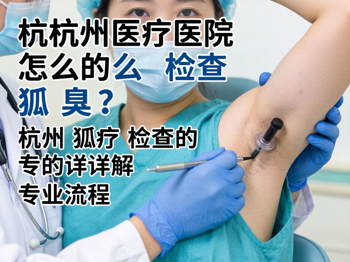杭州医院怎么检查狐臭？详解杭州狐臭检查的专业流程