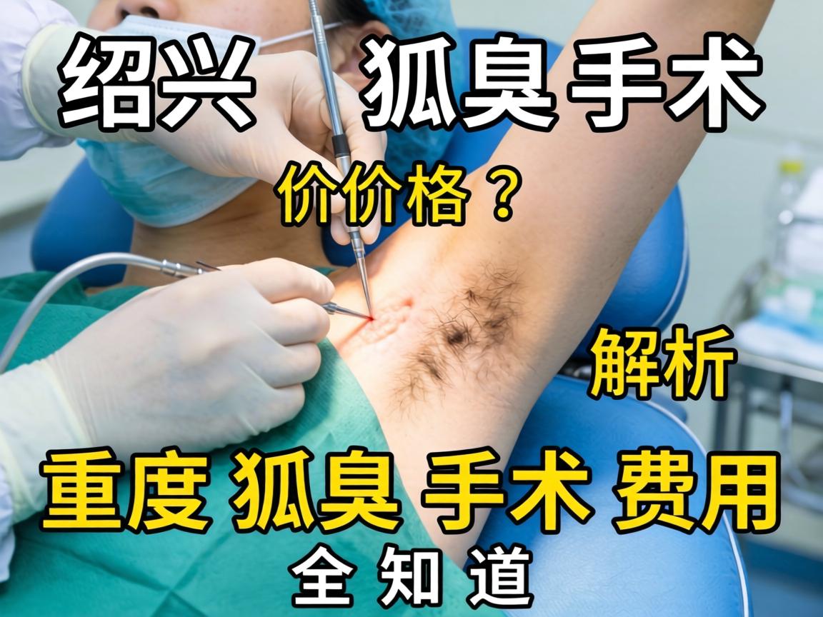 绍兴狐臭手术价格解析，重度狐臭手术费用全知道