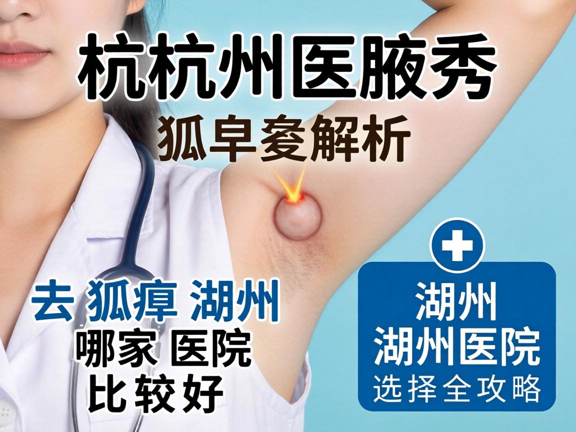 杭州腋秀解析，去狐臭湖州哪家医院比较好，湖州医院选择全攻略