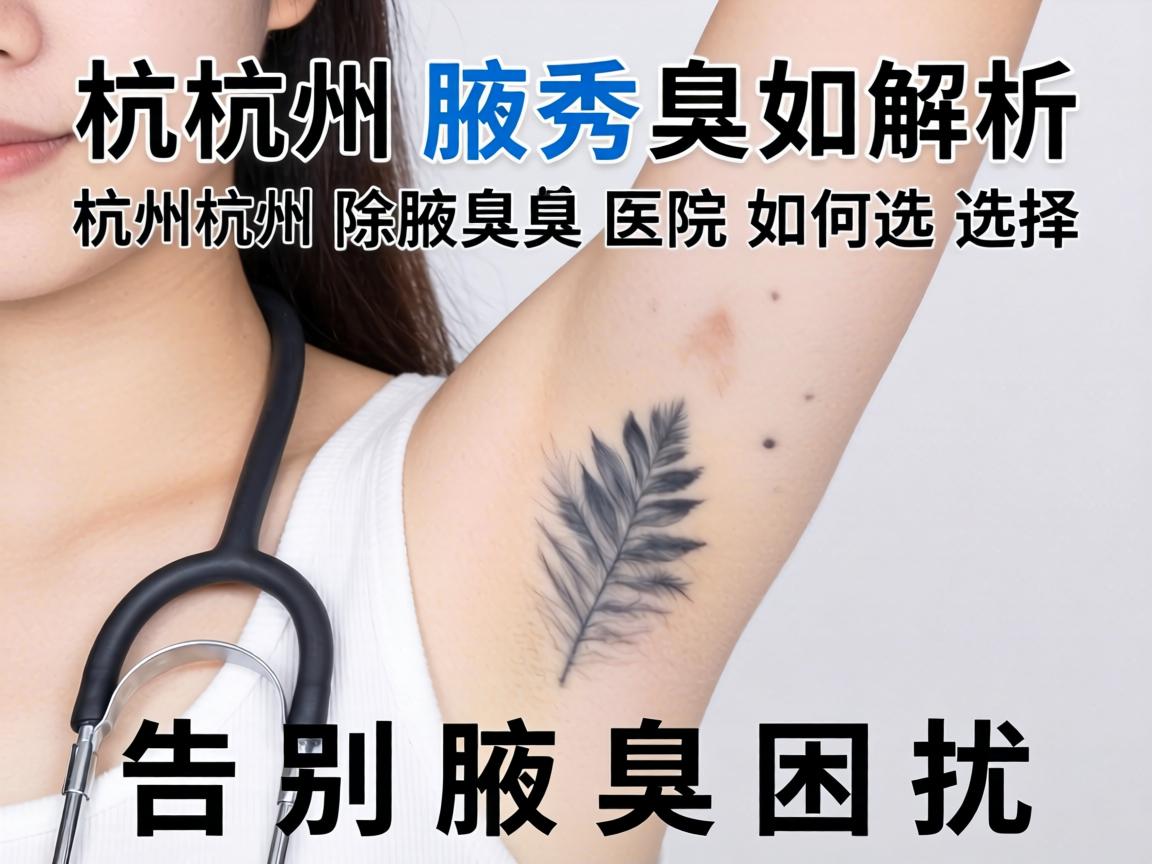 杭州腋秀解析，杭州除腋臭医院如何选择，告别腋臭困扰