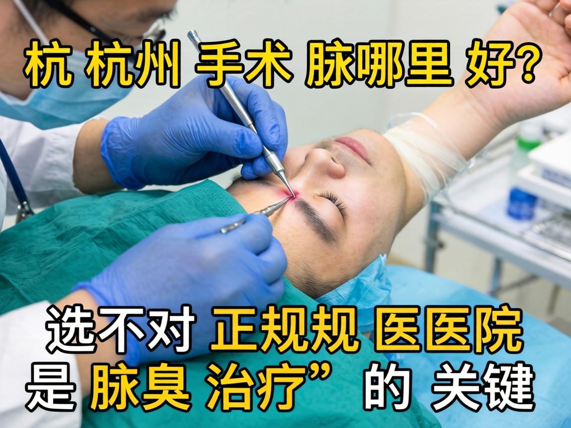 杭州腋臭手术哪里好？选对正规医院是腋臭治疗的关键