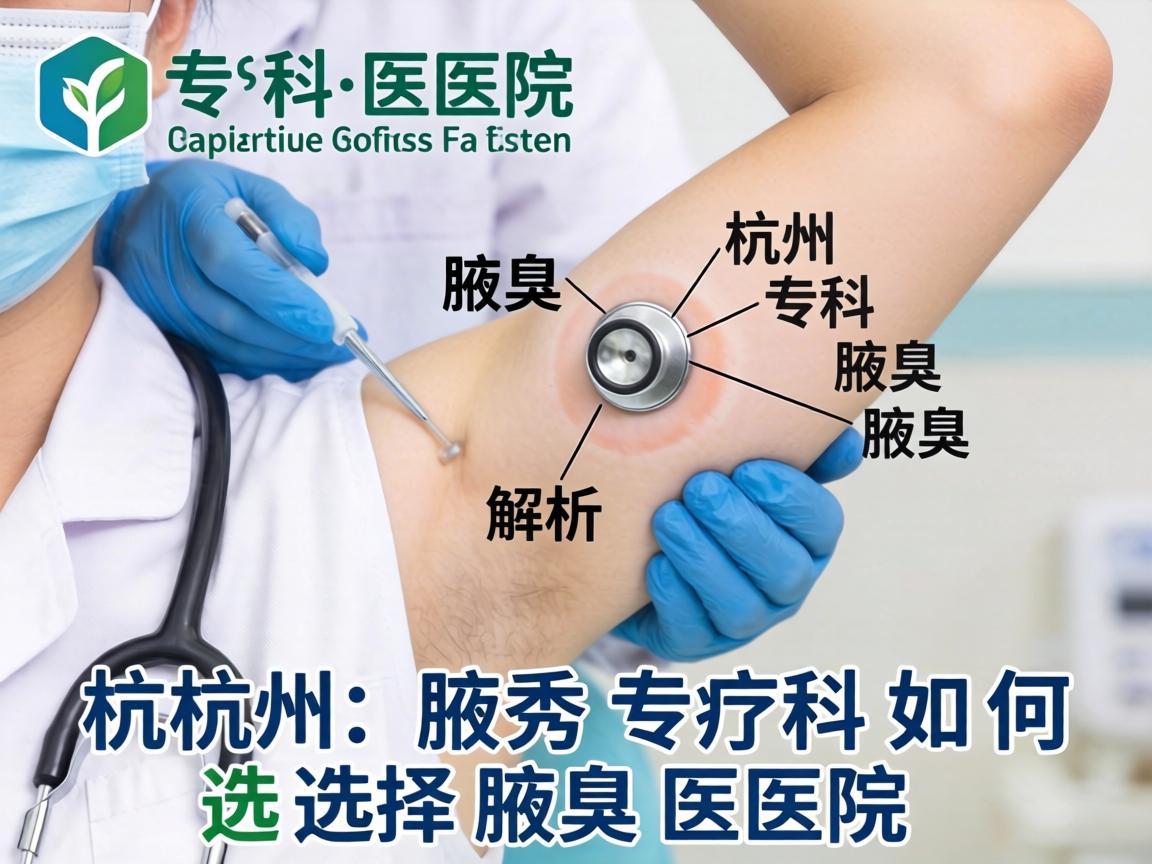 腋臭专科医院解析，杭州腋秀专科如何选择腋臭医院