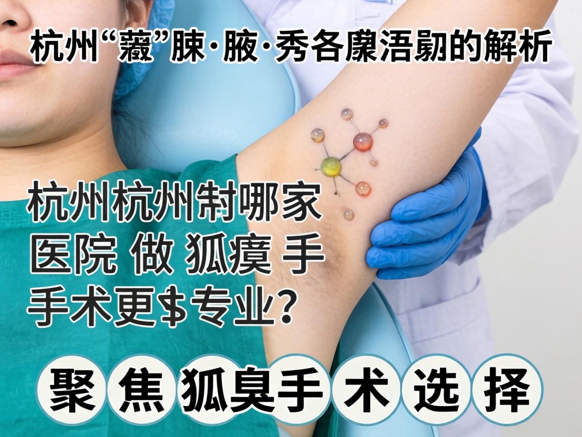 杭州腋秀解析,杭州哪家医院做狐臭手术更专业?聚焦狐臭手术选择 杭州腋秀解析,杭州哪家医院做狐臭手术更专业?聚焦狐臭手术选择