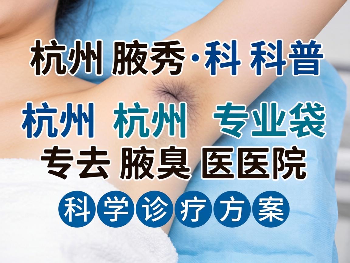 杭州腋秀科普,详解杭州专业去腋臭医院的科学诊疗方案 杭州腋秀科普,详解杭州专业去腋臭医院的科学诊疗方案