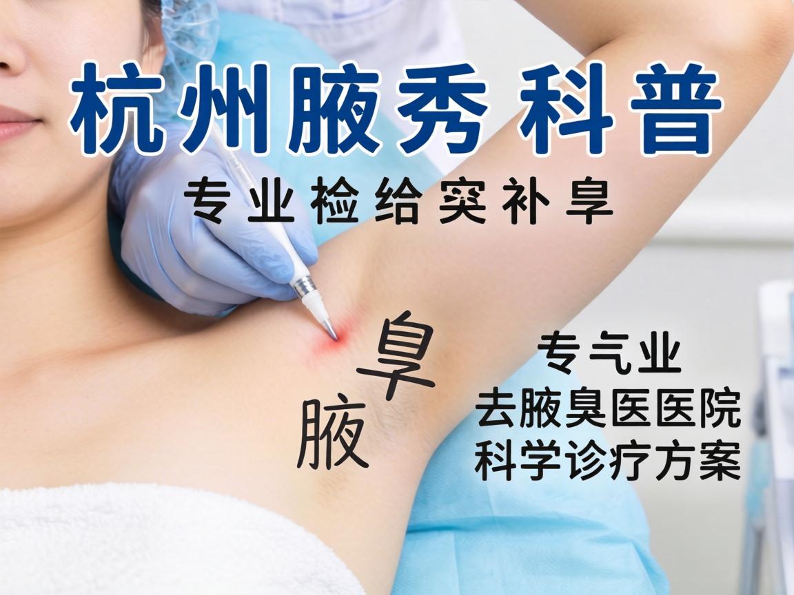 杭州腋秀科普,详解杭州专业去腋臭医院的科学诊疗方案 杭州腋秀科普,详解杭州专业去腋臭医院的科学诊疗方案