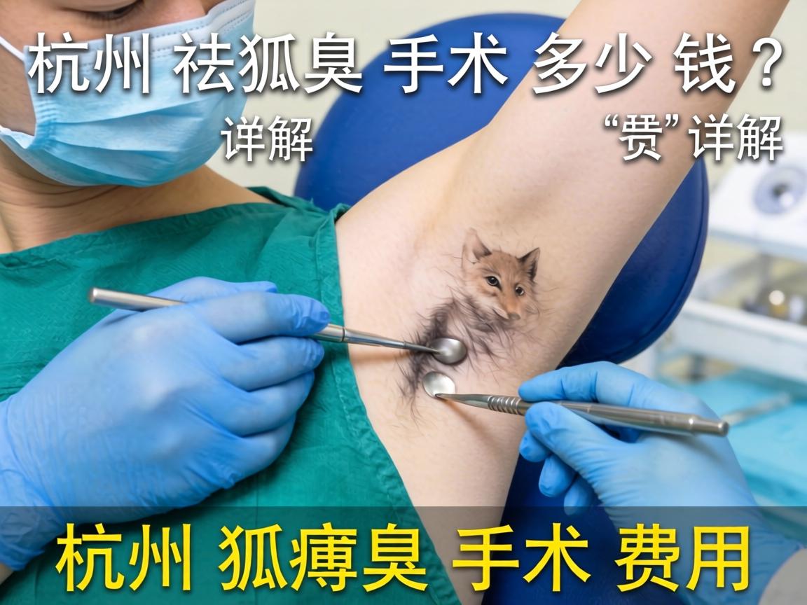 杭州祛狐臭手术多少钱?详解杭州狐臭手术费用 杭州祛狐臭手术多少钱?详解杭州狐臭手术费用