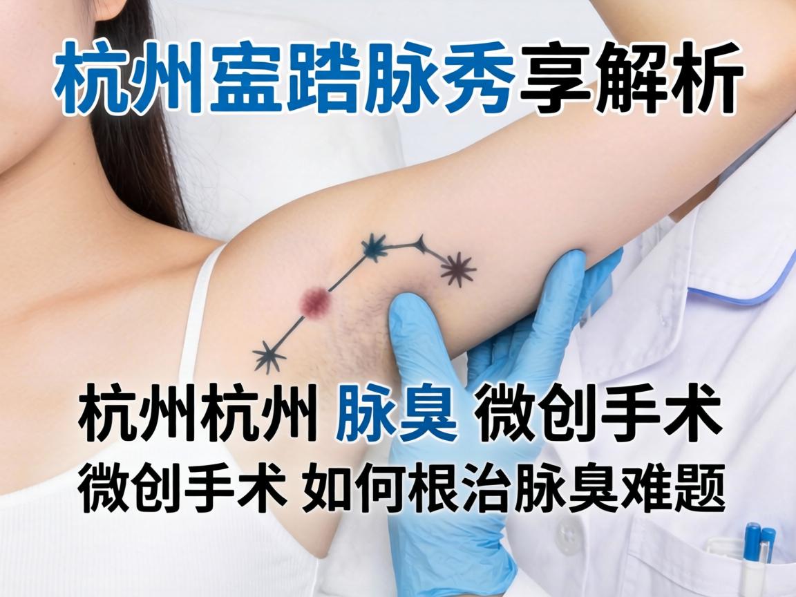 杭州腋秀解析，杭州腋臭微创手术，微创手术如何根治腋臭难题