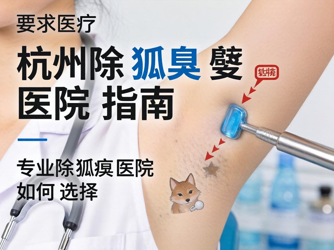 杭州除狐臭医院指南，专业除狐臭医院如何选择