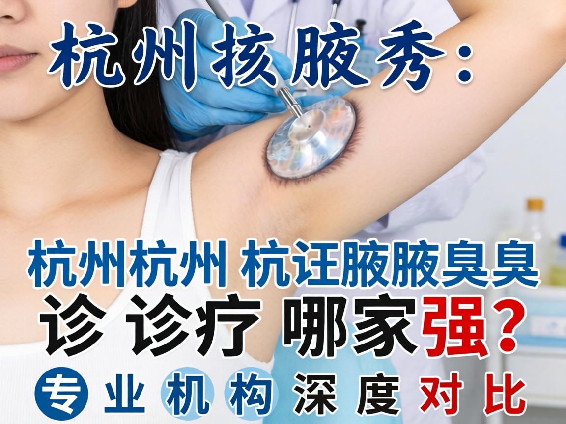 杭州腋秀解析，杭州腋臭诊疗哪家强？专业机构深度对比