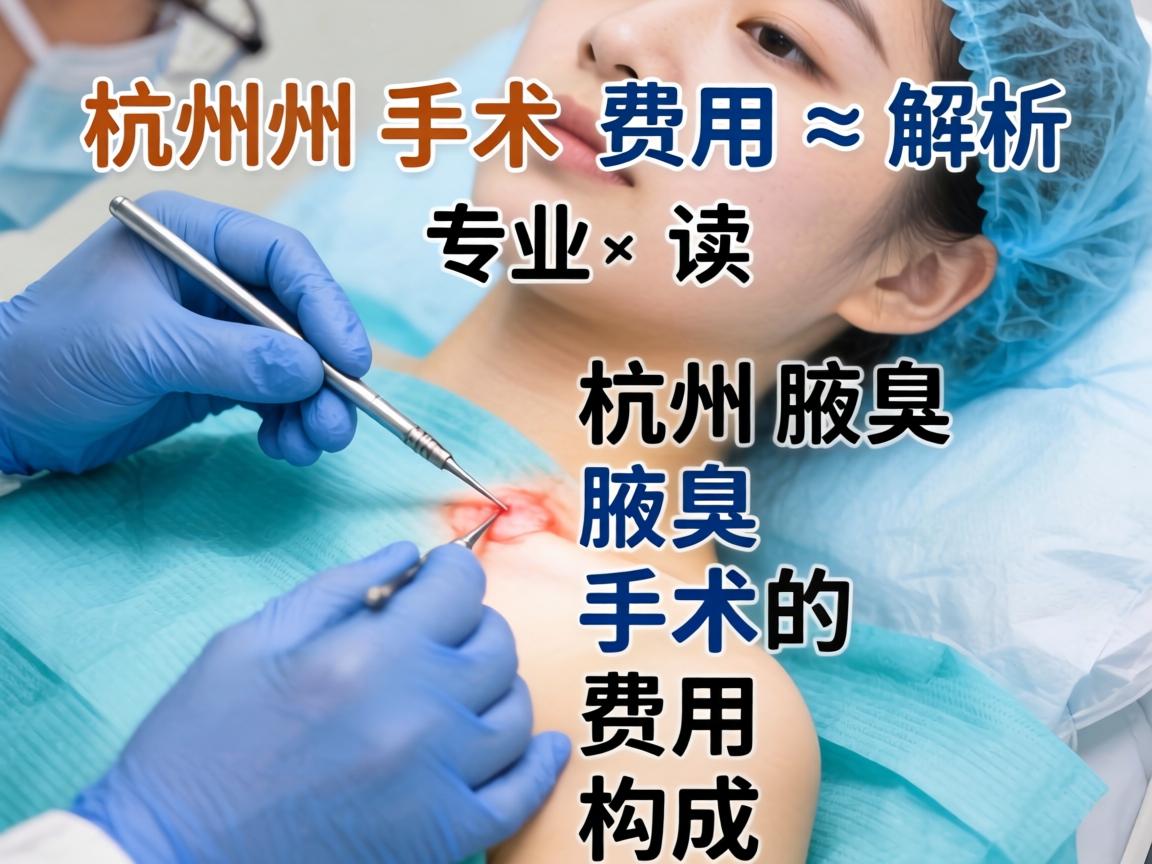 杭州腋臭手术费用解析，专业解读杭州腋臭手术的费用构成