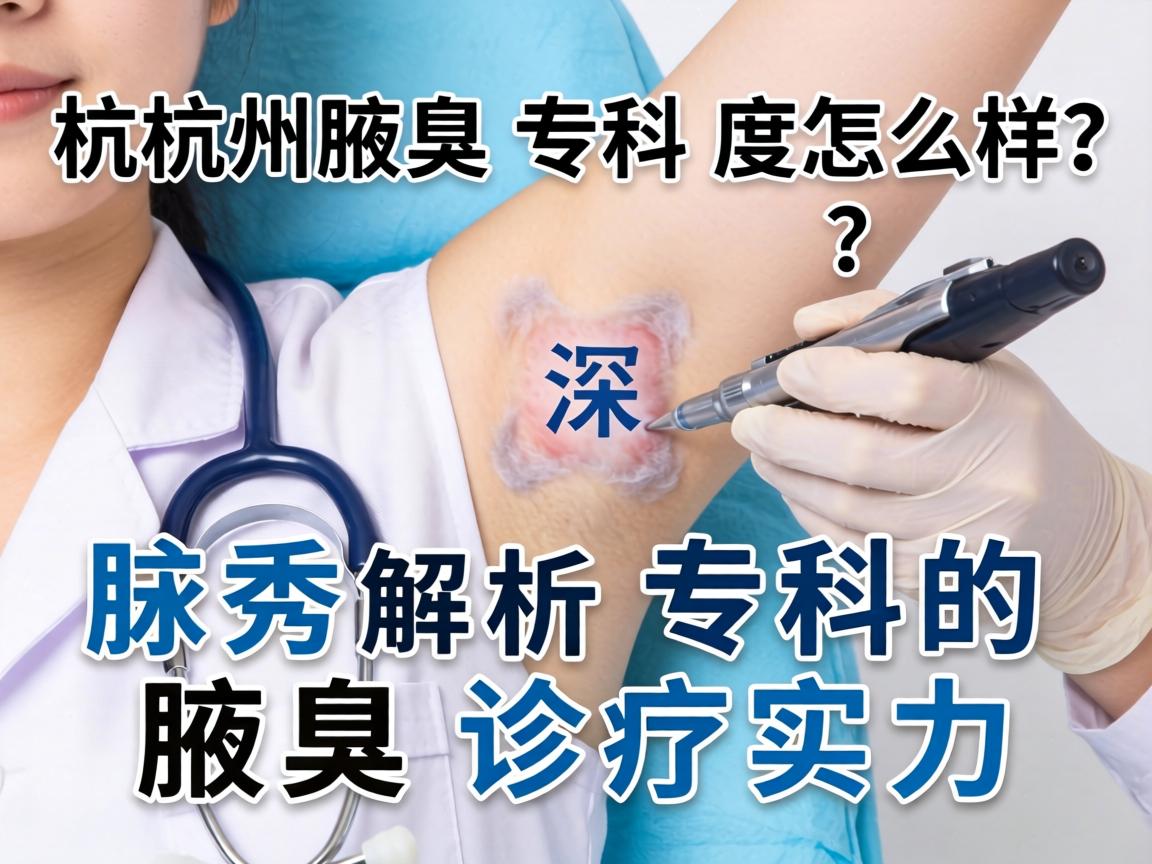 杭州腋秀腋臭专科怎么样？深度解析腋秀专科的腋臭诊疗实力
