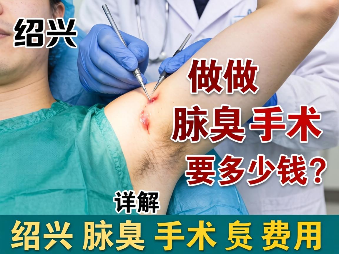 在绍兴做腋臭手术要多少钱？详解绍兴腋臭手术费用