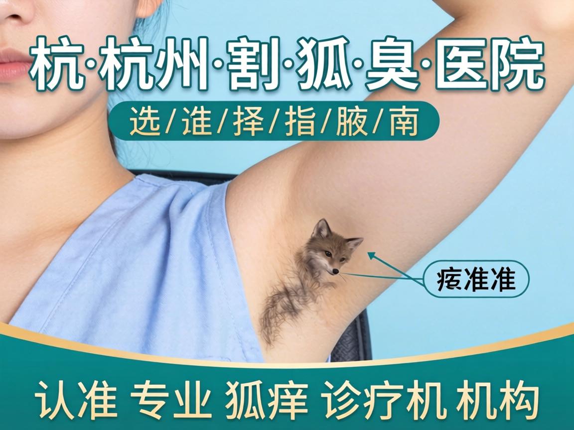 杭州割狐臭医院选择指南，认准专业狐臭诊疗机构