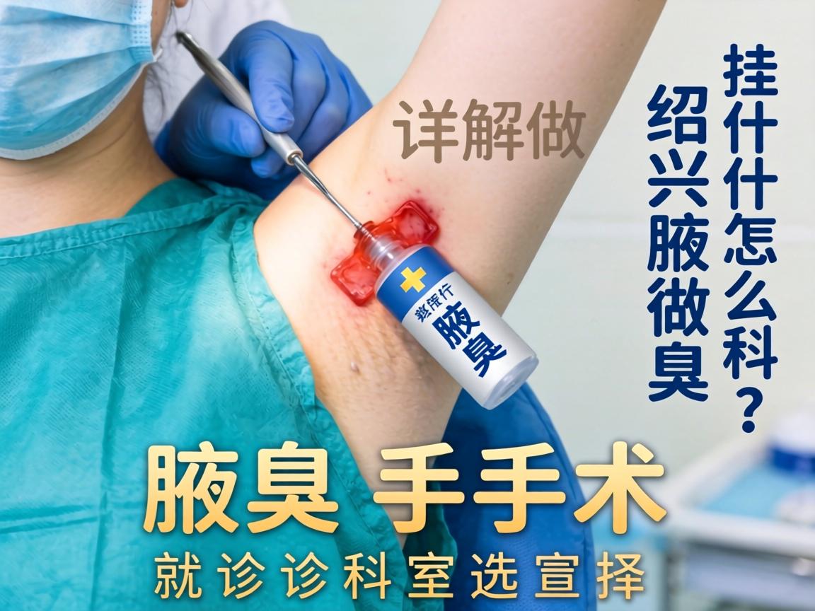 在绍兴做腋臭手术挂什么科？详解腋臭手术就诊科室选择