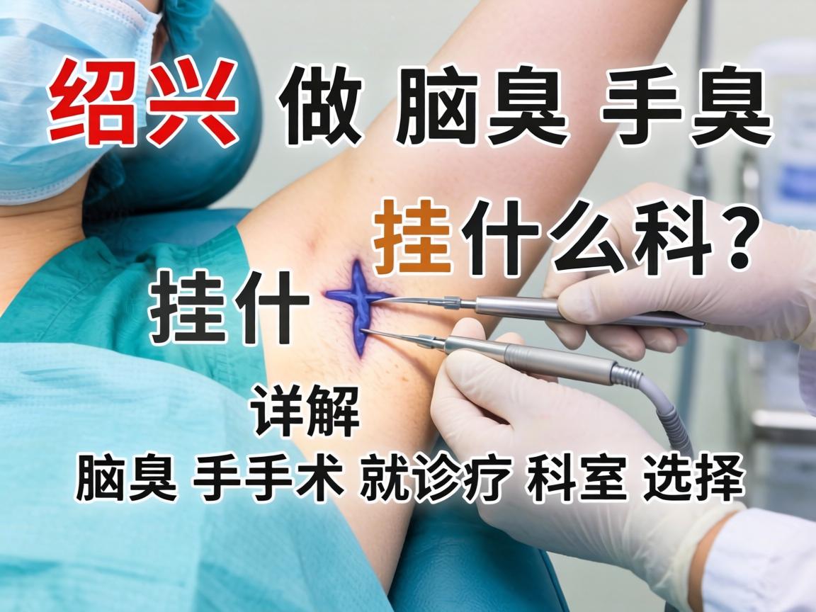 在绍兴做腋臭手术挂什么科？详解腋臭手术就诊科室选择
