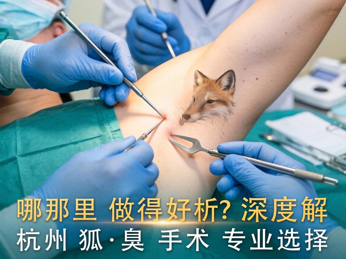 杭州狐臭手术哪里做得好？深度解析杭州狐臭手术专业选择