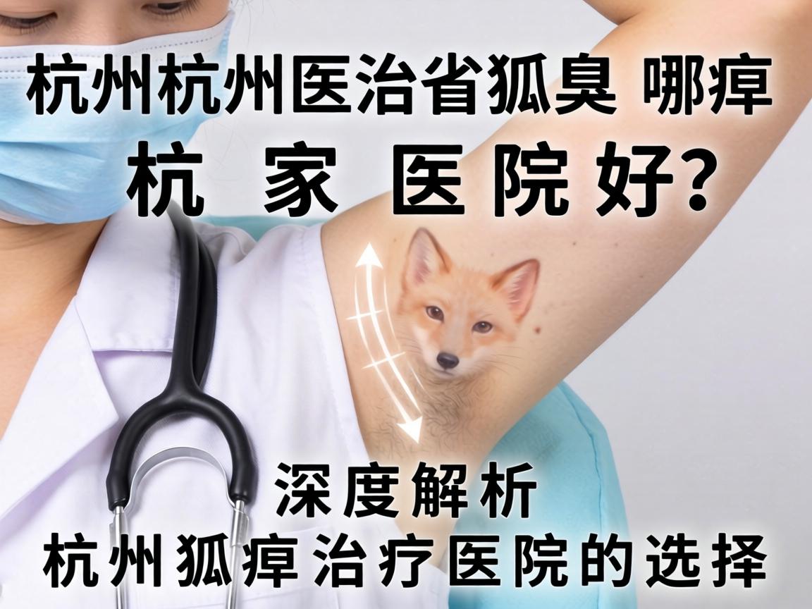 杭州治狐臭哪家医院好？深度解析杭州狐臭治疗医院的选择