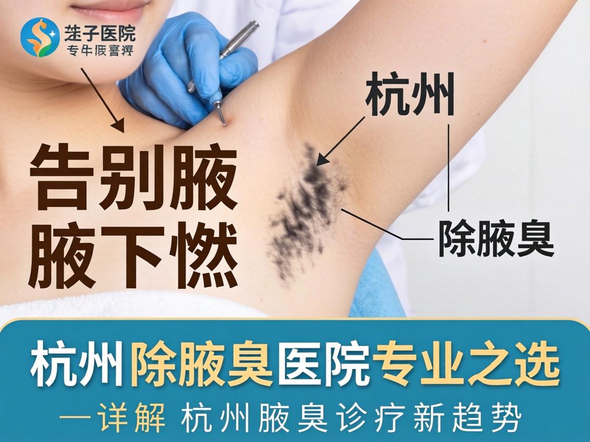 告别腋下尴尬，杭州除腋臭医院专业之选—详解杭州腋臭诊疗新趋势