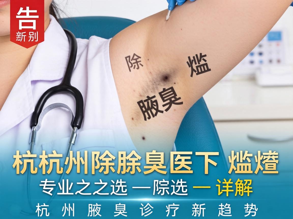 告别腋下尴尬，杭州除腋臭医院专业之选—详解杭州腋臭诊疗新趋势