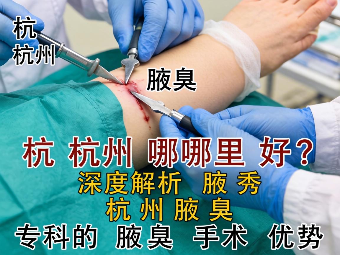 杭州腋臭手术哪里好？深度解析杭州腋秀专科的腋臭手术优势