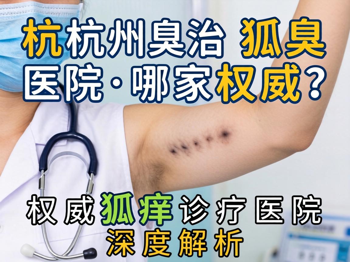 杭州治狐臭医院哪家权威？权威狐臭诊疗医院深度解析