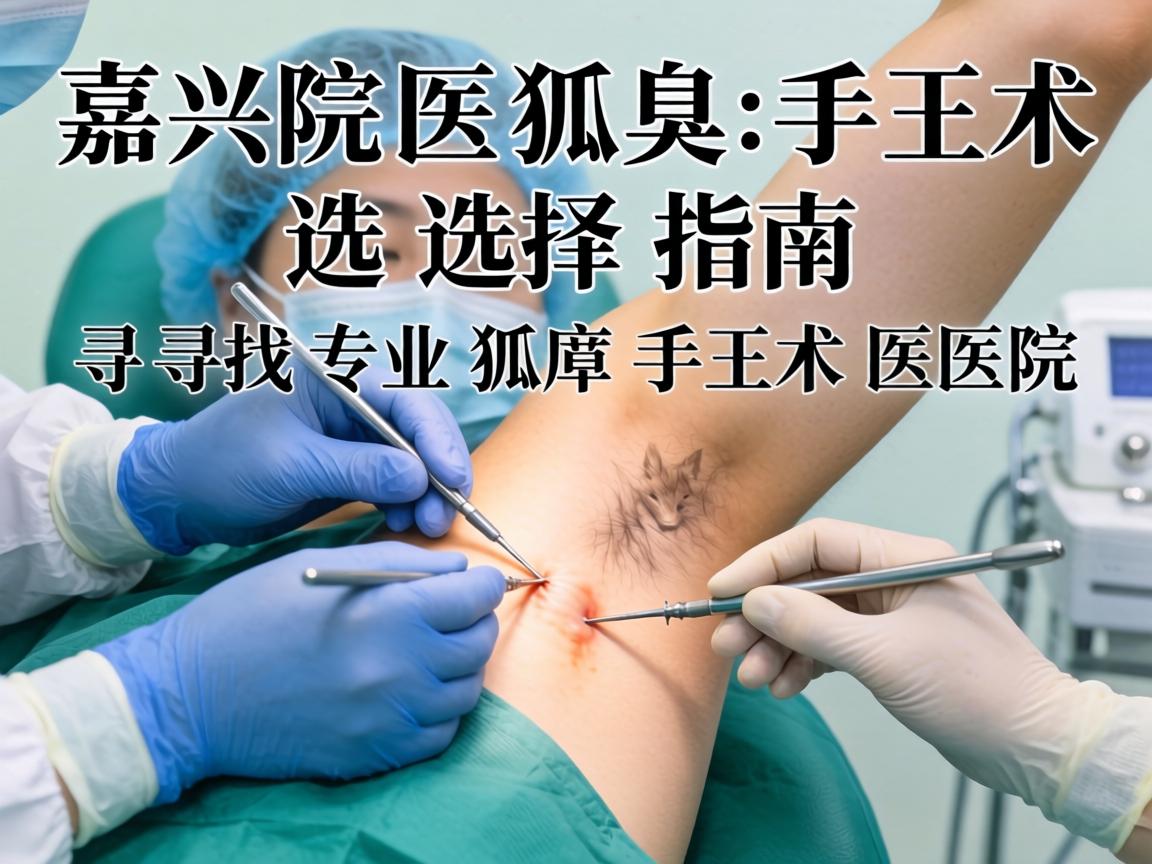 嘉兴狐臭手术医院选择指南，寻找专业狐臭手术医院