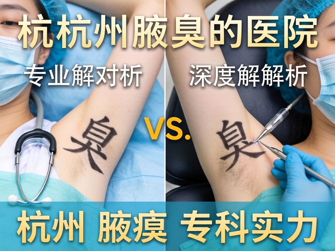 杭州腋臭医院专业解析，深度对比杭州腋臭专科实力